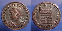 Roman Empire follis ou nummus CONSTANTINUS II Caesar, CONSTANTIN II César, follis ou nummus Antioche en 326-327, Providentiae Caess, 19mm, 3,63g, RIC 73 SPL -
