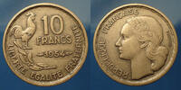 France 10 Francs 10 Francs Guiraud 1954, Gad.812 TTB -