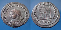 Roman Empire nummus CONSTANTINUS II Caesar, CONSTANTIN II César, nummus Alexandria en 325-326, PROVIDENTIAE CAESS, 19mm, 3,03 grms, RIC.36 SUP+ -