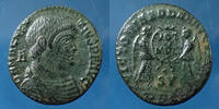 Roman Empire centenionalis MAGNENTIUS, MAGNENCE, centenionalis Lyon (lugdunum) en 350-353, Victoriae dd nn Aug et Cae, 20-21mm, 4,45 grms, RIC.121 TTB+/TB+ -