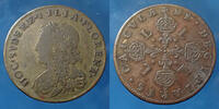 Jetons Royaux, Louis XIII jeton Louis XIII, jeton rond de 28,8mm, pour n'être point trompé, buste rare!, TB/TTB -