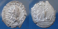 Roman Empire antoninianus SALONINUS, SALONIN, antoninianus Cologne ou Trèves (Köln, Trier) en 258-259, Pietas Avg, 21-23mm, 3,11 grms, RIC.9 TTB -