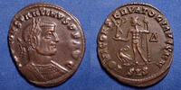 Roman Empire follis ou nummus CONSTANTINUS Magnus, CONSTANTIN Ie, follis ou nummus Siscia en 313, IOVI CONSERVATORI AUGG NN, 20x24mm, 3,62 grms, RIC.233c, fla -