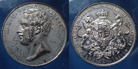 Grande Bretagne, Great Britain, Angleterre blanc Grande Bretagne, Great Britain, Londres, London, médaille en métal blanc, Great exhibition of the industry of all nations, 1851, -