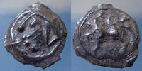 Sequani, Sequanes SEQUANES, SEQUANI  Toc de petit module, cheval à gauche, 17mm, 3,45 grms, LT.5611 Var. TTB+/TTB potin  ss+