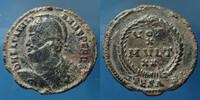 Roman Empire nummus Iulianus II Apostate, Julien II l'Apostat, nummus ou centenionalis Thessalonica en 362 - 363, Vot x Mvlt xx, 20mm, 2,63 grms, Ri -