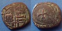 Croisades, Crusaders, Orient latin Orient Latin, croisades, crusaders, kreuzfahrer, Chios Maona society, Battista Giustiniani Banca 1487-1488, tornese, 18mm, 4,84 -