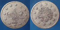 Turquie, Turkey Turkey, Turquie, Abdul Hamid II 1876-1909, Kurush, 1,17 grms, KM.735 TTB -