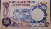 Nigeria 50 kobo Nigéria, billet de 50 kobo 1973-1978, P.14 D Neuf -