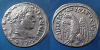 Syria, Syrie, Caracalla Tétradrachme CARACALLA, Syria, Syrie, Laodicée sur mer, Tétradrachme 198-217, Aigle, Prieur 1179, 27mm, 13,28 grms, TTB+ -
