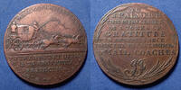 Grande Bretagne, Great Britain, Angleterre half penny Great Britain, England, grande Bretagne, Angleterre, half penny token, AE MAIL COACH, vers 1790, 28mm, 9,24g, Bon TTB -