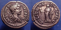Roman Empire denarius CARACALLA, denarius Rome en 201-206, IIII Liberalitas Augg, RIC.135, 19mm, 2,49 grms, TTB+/TTB -