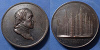 Italie Milan, italia Milano Milano, Milan, Italia, Italie, médaille, Carlo Gaetano, 1818, cathédrale de milan, 44mm, 50,91 grms, légères traces et coups, SU -