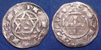 Berry denier BERRY, Seigneurie de Déols, Raoul VI 1160-1176, denier, S couché, PA.1947, 19mm, 0,85 grm, P.TTB -