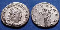 Roman Empire antoninien VALERIANUS I, VALERIEN Ier, antoninien Rome en 253-254, Victoria Augg, RIC 125, 20mm, 4,15 grms, P.SUP -