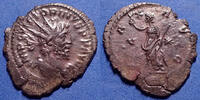 Roman Empire antoninien VICTORINUS, VICTORIN, antoninien Trèves, Trier, Treveri en 270, PAX AUG * V, RIC 118, 22mm, 3,55 grms TTB+ -