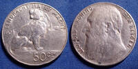Belgique, Belgie, Belgien 50 centimes Belgique, belgie, belgien, Leopold II, 50 centimes 1901, KM.50 TTB -