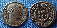 Roman Empire nummus CONSTANTINUS I Magnus, CONSTANTIN Ie le Grand, nummus Héraclea en 326, DN CONSTANTINI MAX AUG / VOT XXX, RIC 90, 18mm, 2,67g SUP -