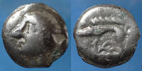 Leuci, Leuques Potin Leuques, Leuci, Région Toul, Potin à la tête chauve, DT.228, 17mm, 3,99g, P.TTB -