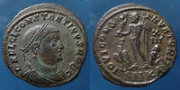 Roman Empire nummus Constantinus II Caesar, Constantin II César, nummus Cysicus en 321-324, Iovi Conservatori, RIC 19 R3, 20mm, 3,37g patine légèrem -