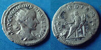 Roman Empire antoninianus Gordianus III, antoninianus Roma en 240, Concordia Milit, RIC 65, 22mm, 3,03g, quelques concrétions, TB à TTB -