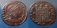 Roman Empire nummus Constantinus Magnus, Constantin Ie le Grand, nummus Rome en 318-319, Virtus Aug, RIC 166, 19mm, 3,39g, SUP -