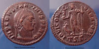 Roman Empire nummus Constantinus Ie Magnus, Constantin Ie le Grand, nummus Thessalonika en 317-318, Iovi Conservatori, RIC 19, 21mm, 2,84g, TTB Bust -