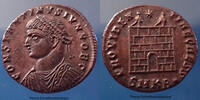 Roman Empire nummus Constantinus II Caesar, Constantin II César, nummus Cysica en 325-326, Providentiae Caess, RIC 37, 18mm, 2,54g, SUP+ -