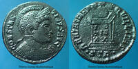 Roman Empire nummus Constantinus Magnus, Constantin Ier le Grand, nummus Trèves, Trier, Treveri en 322-323, Beat Tranquillitas, RIC 368, 18mm, 2,95g -