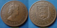 Jersey, ile de, states of Jersey schilling Jersey, Elizabeth II, 1/12 de schilling 1945, KM.20 TTB+/SUP -