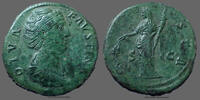 Roman Empire sestertius Faustina Maior, Faustine Mère, sestertius posthume Rome après 147, AUGUSTA SC, RIC 1117, 31mm, 27,16g, belle patine! TTB+ -
