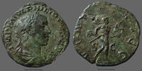 Roman Empire sesterce Philippus II, Philippe II, sesterce Rome en 248, VIRTUS AUGG SC, RIC 263, 28mm, 16,73g, Bon TTB -
