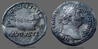 Roman Empire denarius Hadrianus, Hadrien, denarius Rome en 132, Galère, Galley, Galeere, RIC 240, 18mm, 3,02g, petit coup au revers à 9h sinon TTB+ -