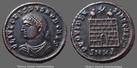 Roman Empire nummus Crispus, nummus Cysicus en 324-325, Providentiae Caess, RIC 25 R3!, 19mm, 3,04g, SUP+ -