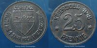 Coblenz Allemagne 25 pfennig Coblenz 25 pfennig 1918 Funck 80.2 légère o... 5,00 EUR  Excl. 10,00 EUR Verzending