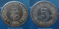Nurtingen Wurttemberg 5 pfennig Nurtingen Württemberg 5 pfennig 1918, TTB -