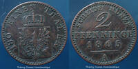 Brandenburg Preussen 2 pfennig Brandenburg Preussen 2 pfennig 1865 A J.5... 7,50 EUR  Excl. 10,00 EUR Verzending