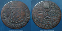 Belgique, Belgie, Belgien, Liège liard Liège Belgique liard 1751 John Théodore de Bavière KM.155 TB+ -