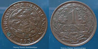 Netherland, Pays Bas, Hollande 1 cent Netherlands, Niederlande, Pays Bas, Wilhelmina, 1 cent 1939, petites concrétions sinon SUP -