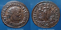 Roman Empire nummus Licinius Ier, nummus Cysicus en 321-324, Iovi Conservatori, variante avec l'aigle sans couronne dans le bec!!, RIC 15 Var., 20mm -
