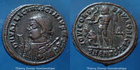 Roman Empire nummus Licinius II Caesar, nummus Antioche en 317-324, buste consulaire, Iovi Conservatori Caess, RIC 29, 18mm, 3,84g, P.SUP -