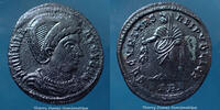 Roman Empire nummus Helena, Helène, nummus Trèves, Treveri, Trier en 326, Securitas Reipublice, RIC 481, 17-20mm, 2,67g, P.TTB -