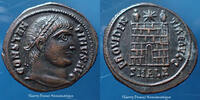 Roman Empire nummus Constantinus Magnus, Constantin Ier, nummus Alexandria en 325-326, Providentiae Augg, RIC 34, 19mm, 3,62g, petites concrétions a -