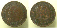 France 2 centimes NAPOLEON III, 2 centimes tête nue 1853 K Bordeaux, G.103 TTB+ -