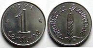 France 1 centime 1 centime epi 1974 Rebors, G.91 SUP à FDC -