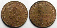 France 1 centime 1 centime cérès 1890 A, G.88 Tchée sinon SUPERBE -