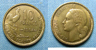 France 10 Francs 10 Francs type Guiraud, 1954, bronze-aluminium, Gadoury 812 TTB -