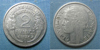France 2 Francs 2 Francs type Morlon, 1946 C, aluminium, Gadoury 538a TTB -
