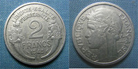 France 2 Francs 2 Francs type Morlon, 1945 B, aluminium, Gadoury 538a TTB -