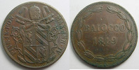 Vatican, papal states VATICAN, PIE IX, Baiocco 1849, KM.1339.1 TTB+ -
